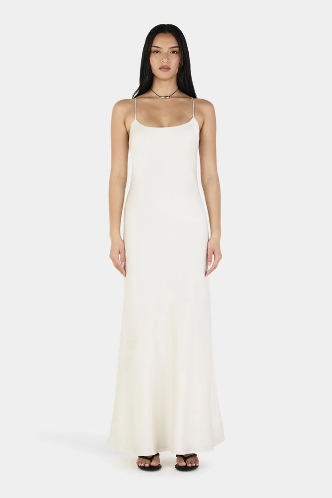 Aurora Bias Dress Ivory