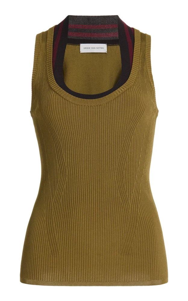 Topaza Layered Ribbed Vest