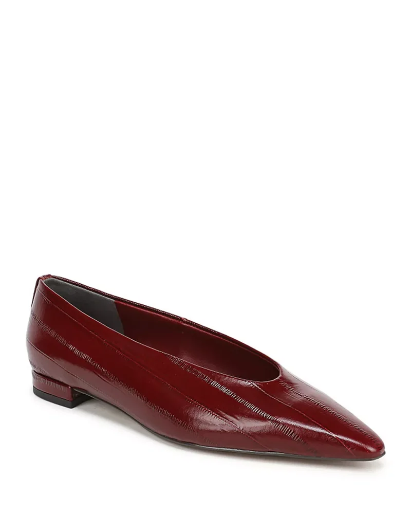 Women's Emory Pointed Toe Leather Ballet Flats