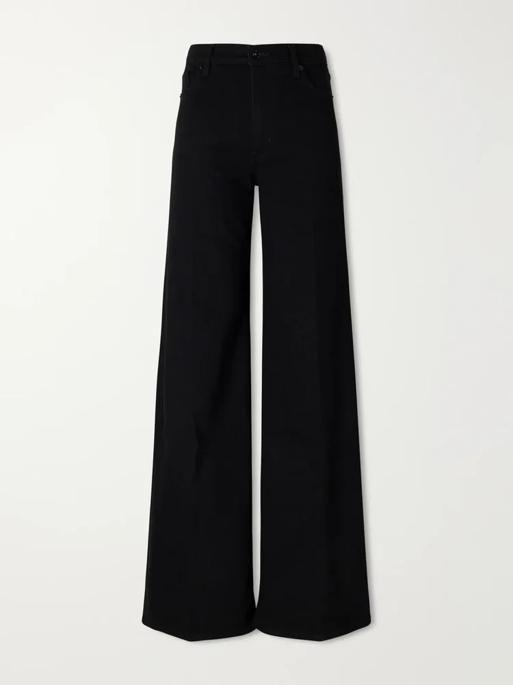 The Palace high-rise flared stretch jeans