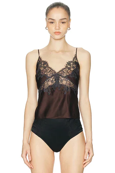 Silk Lace Cami Top