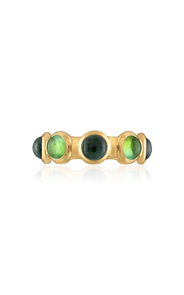 Small Vic 18K Yellow Gold Tourmaline Ring