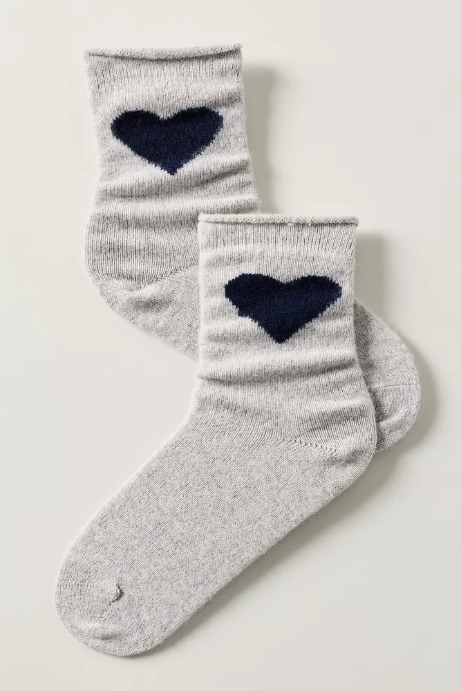 Love Cashmere Blend Crew Socks