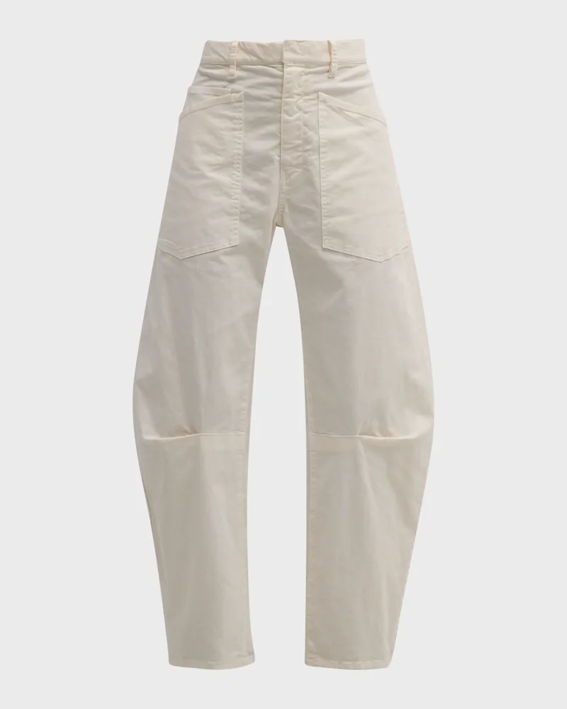 Shon Mid-Rise Cropped Pants