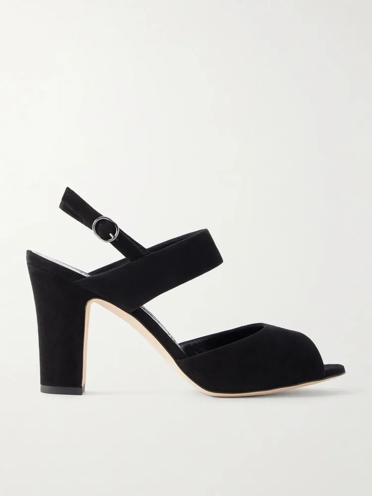 Khiko 90 suede slingback sandals