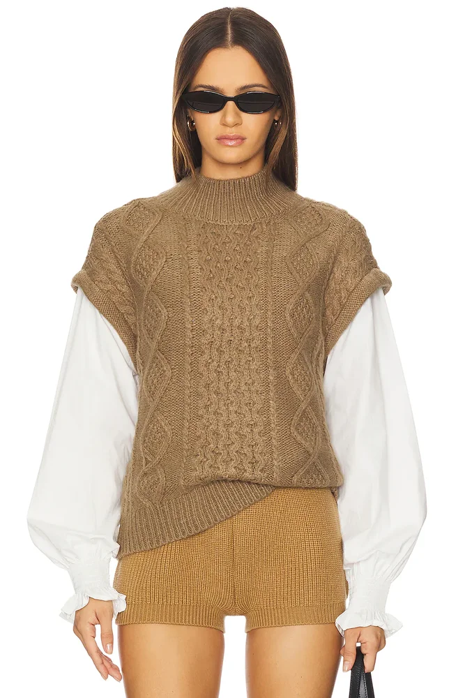 Angeline Mixed Media Sweater