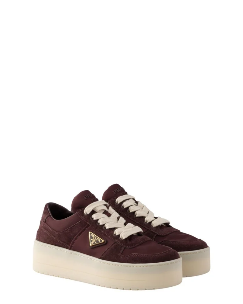 Women's Downtown Bold Re-Nylon and Suede Sneakers