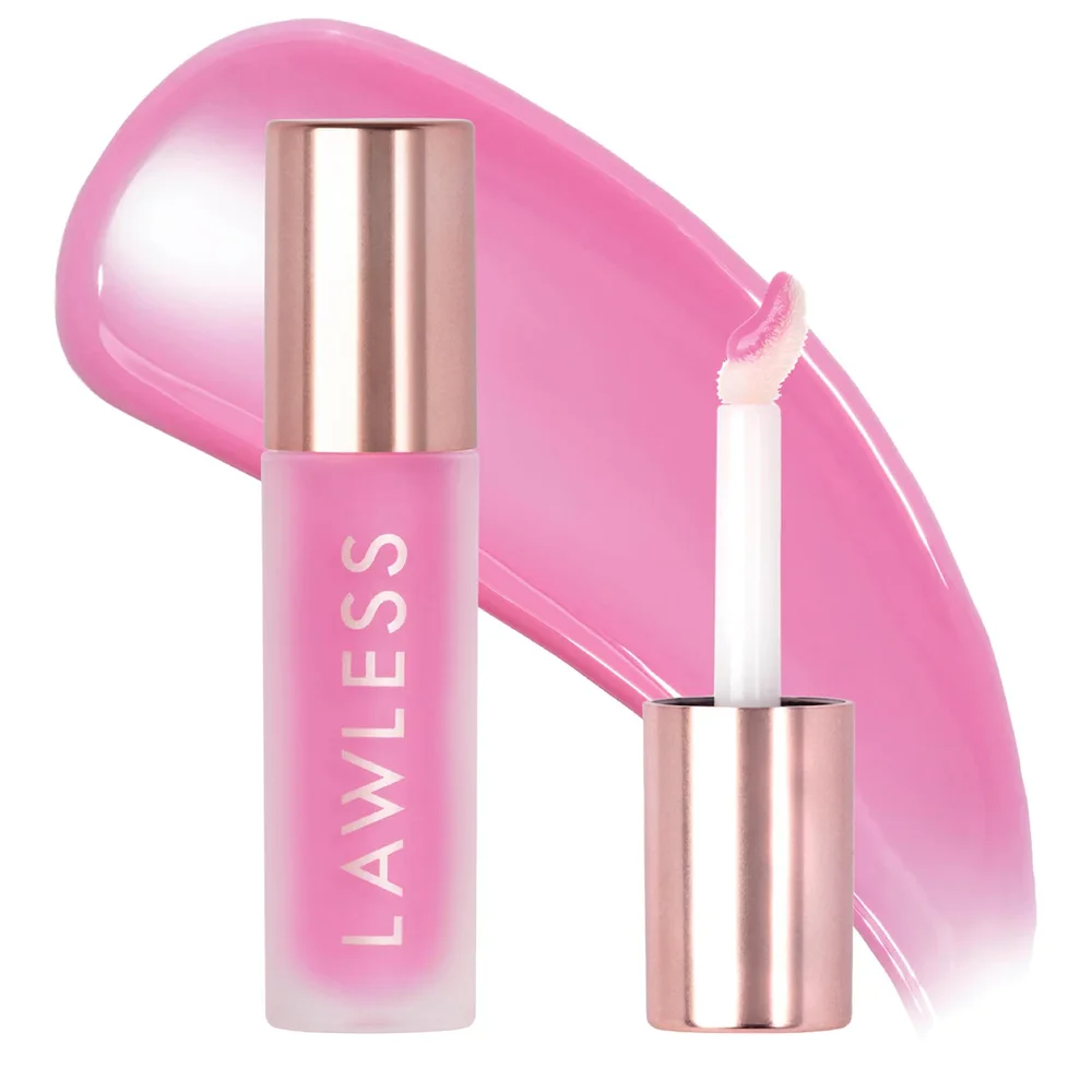 Forget The Filler Lip Plumper Line Smoothing Gloss in Strawberry Popsicle