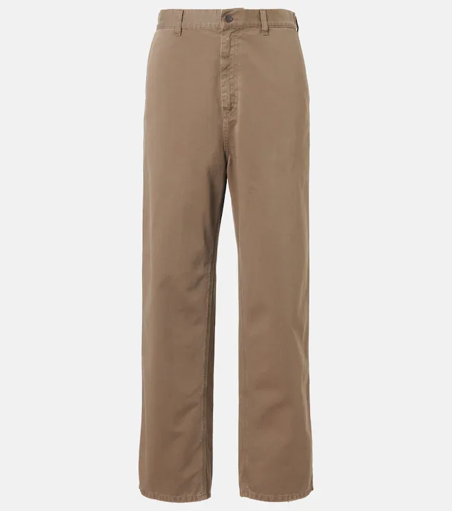 Sharka cotton gabardine wide-leg pants
