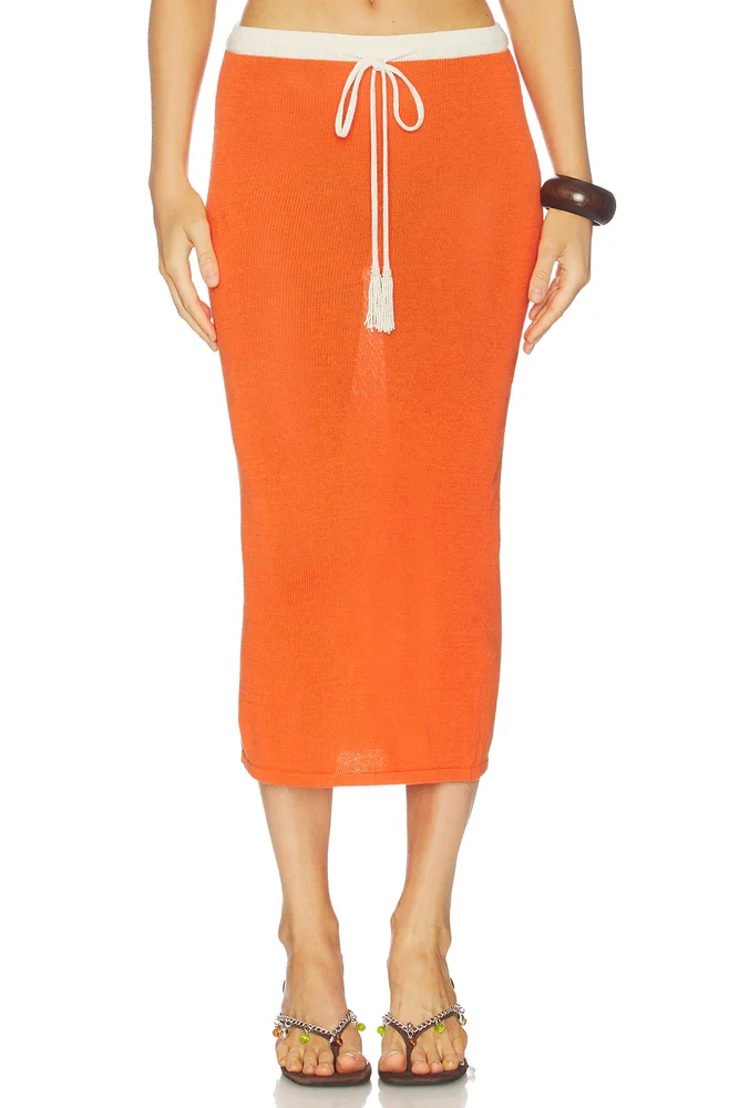 Noelle Skirt Orange