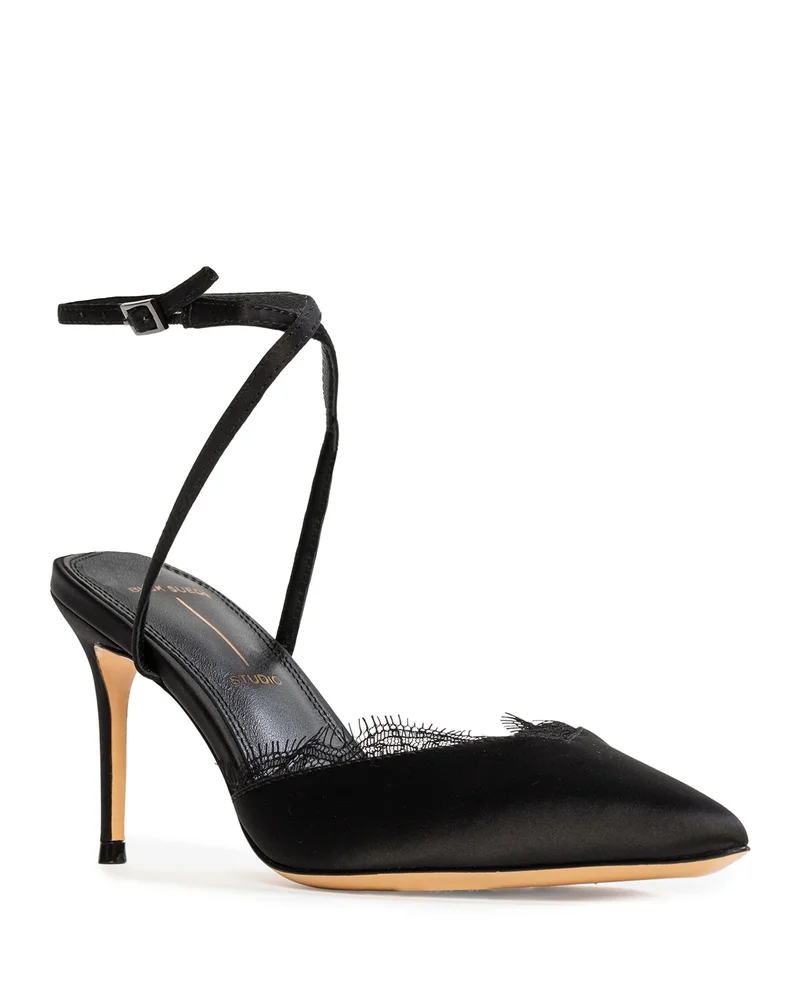 Women's Lacey Ankle Strap Pumps