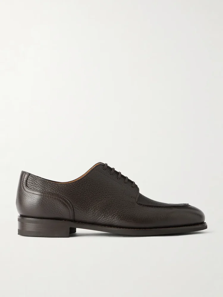 The Split Toe Full-Grain Leather Derby Shoes