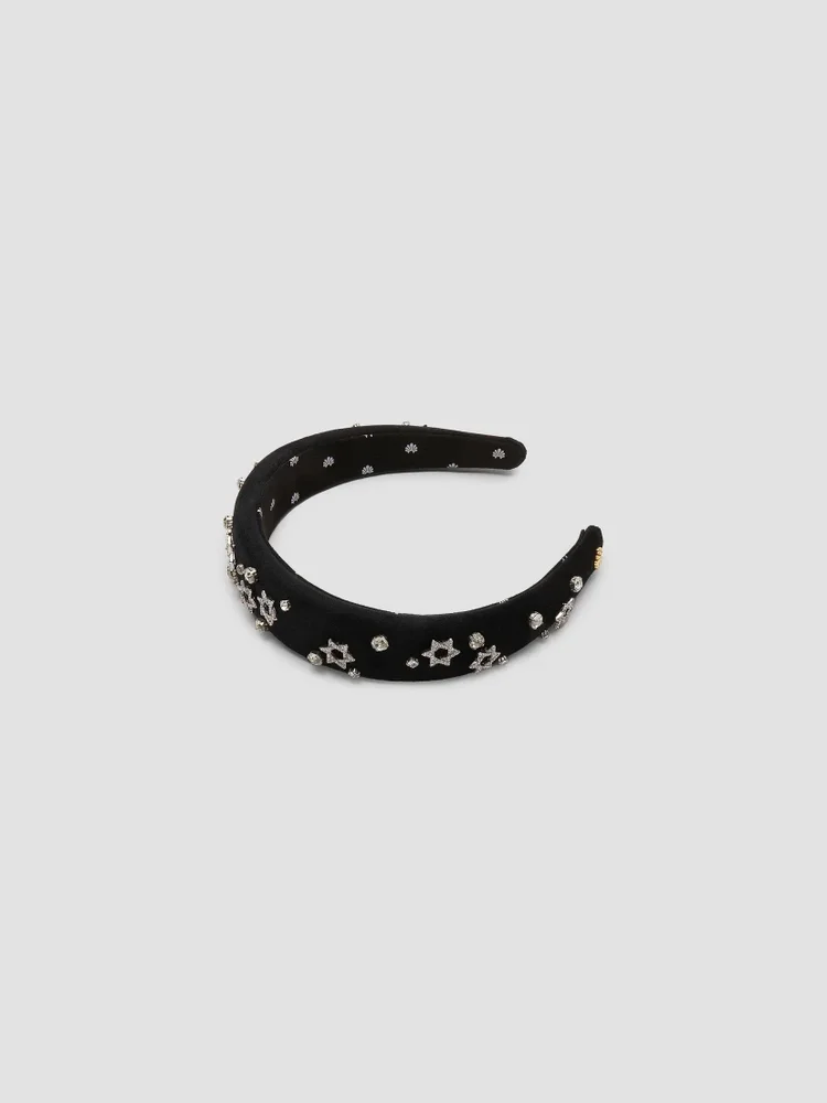 Alice Star Of David Velvet Headband