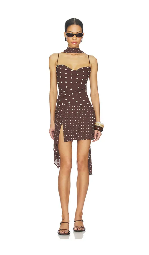 Alora Scoop Neck Mini Dress