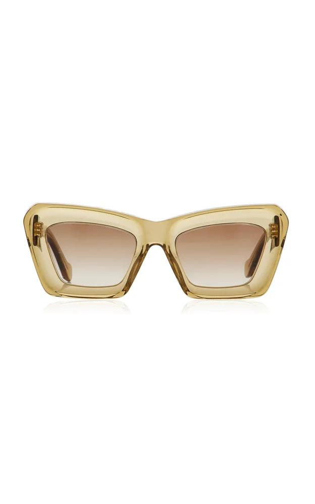 Cat-Eye Acetate Sunglasses