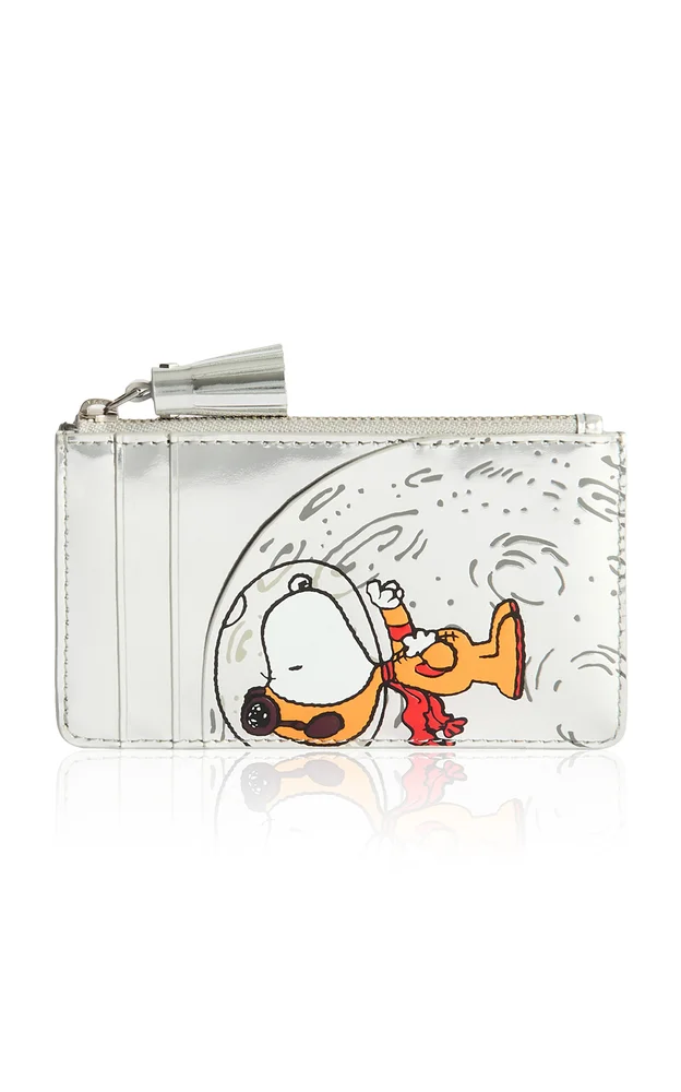 Peanuts Space Snoopy Zip Card Case