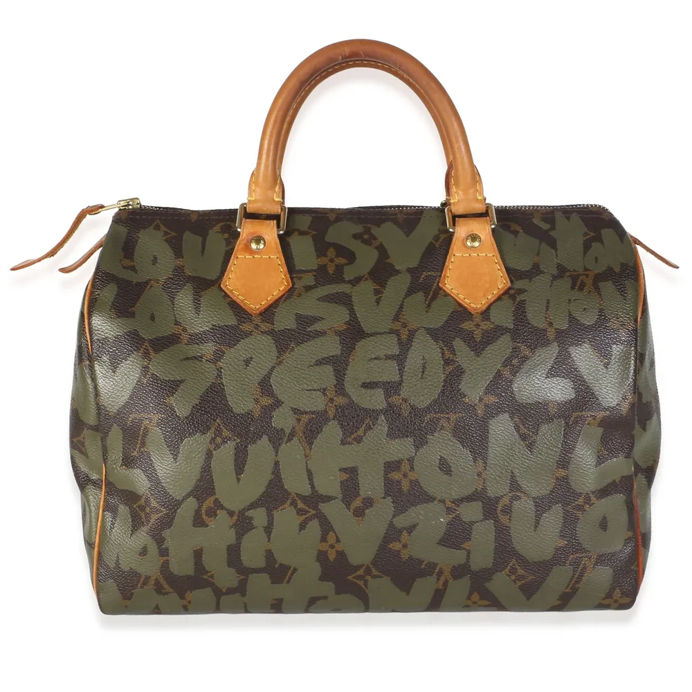 Louis Vuitton x Stephen Sprouse Khaki Graffiti Speedy 30