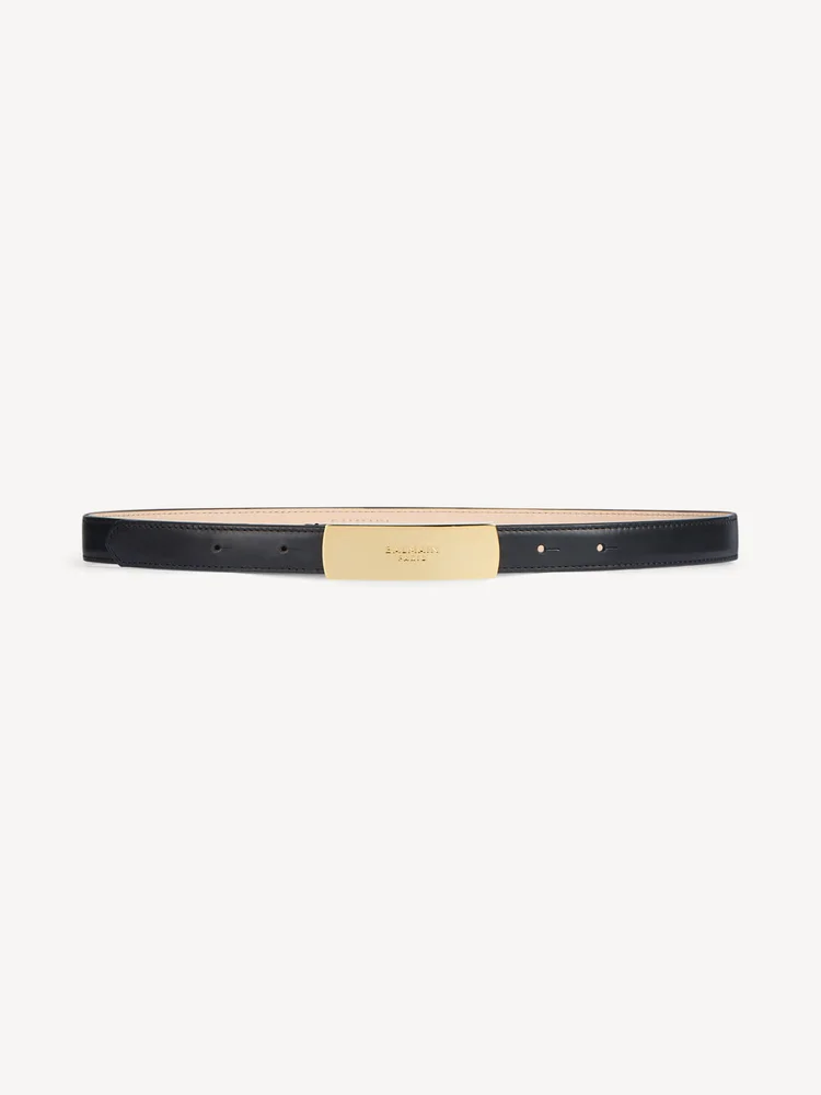 Balmain smooth leather belt