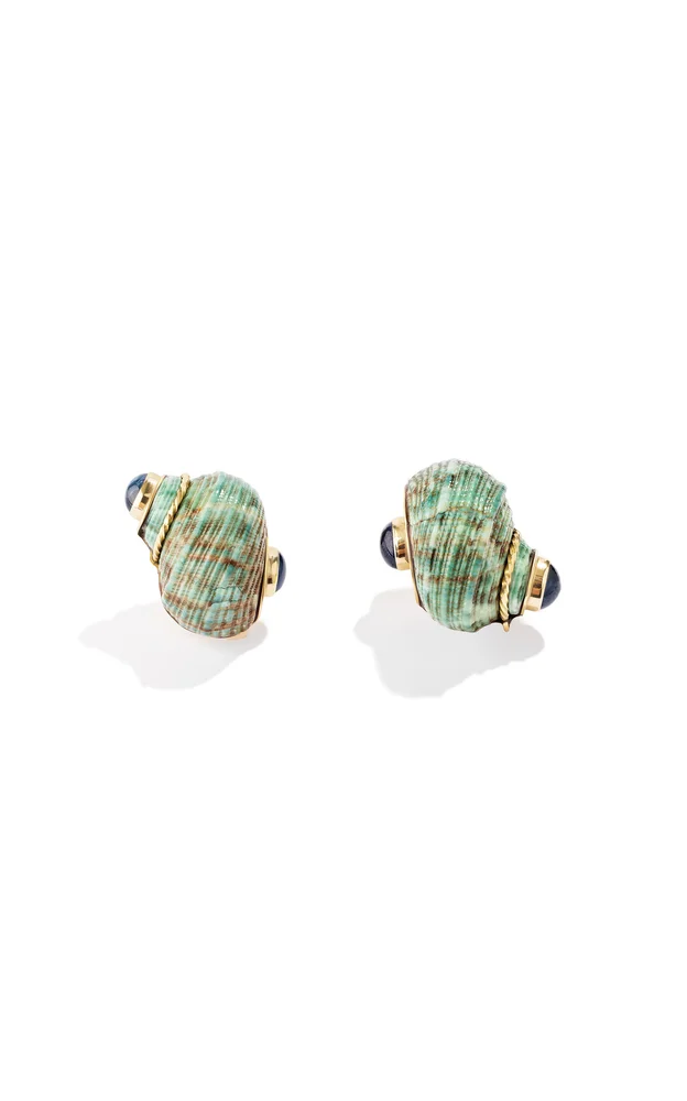 Azzurro Shell Earrings