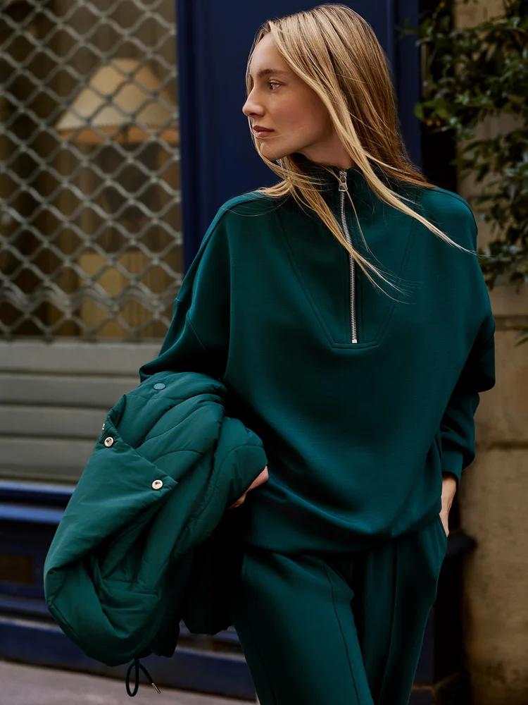 Varley Hawley Half Zip Sweat