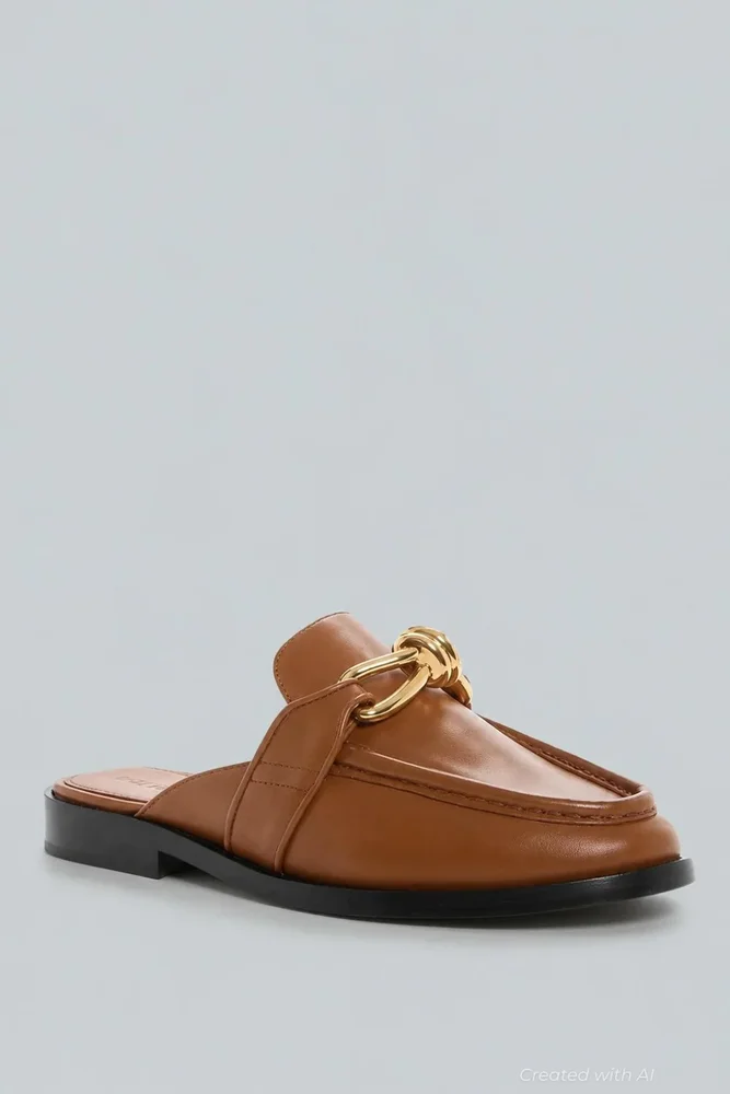 Women's Astaire Open Back Loafers - Amber