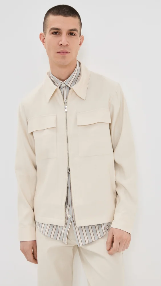 Alban Linen Zip Jacket
