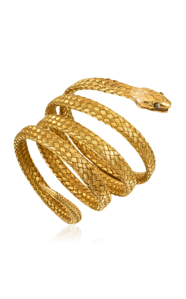 Vintage 18K Gold Diamond Bracelet