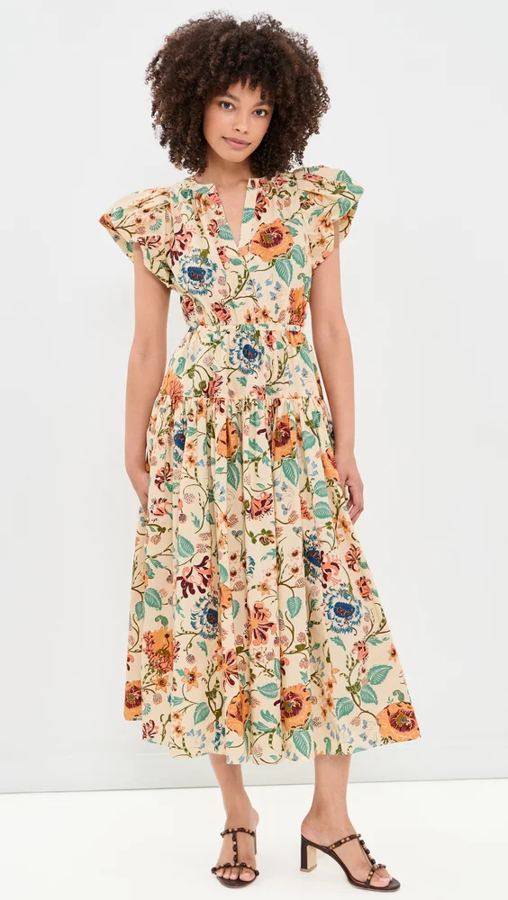 Marin Cotton Midi Dress