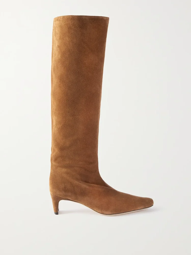 Wally suede knee boots