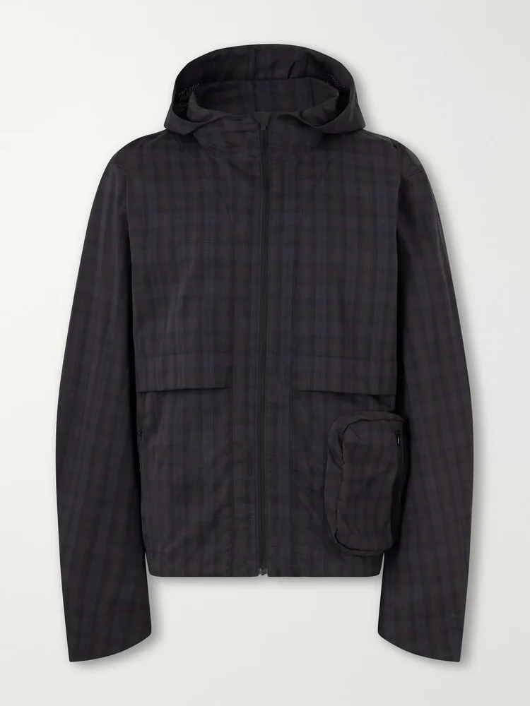 Ashbery Checked Shell Jacket