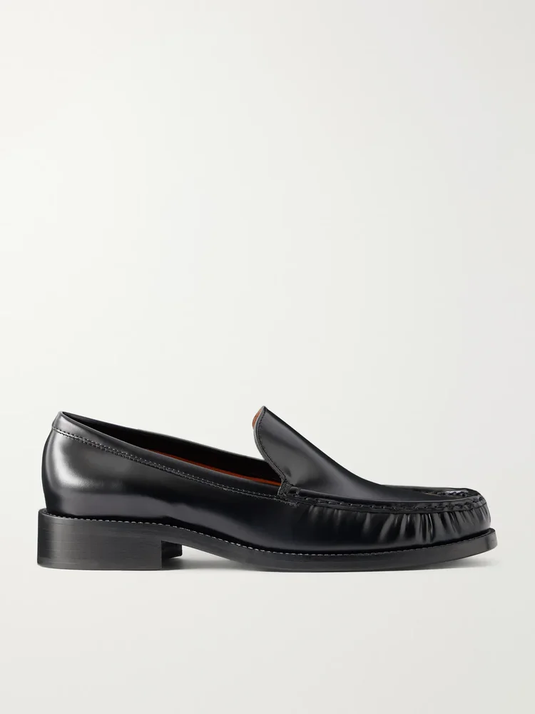 Boafer debossed leather loafers