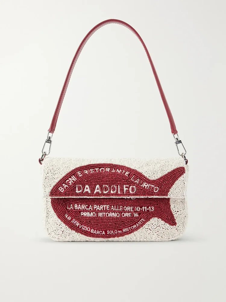 plus da adolfo timmy beaded shoulder bag