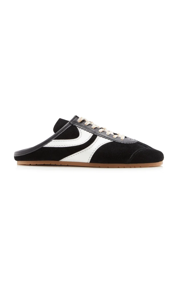 Suede Sneaker Mules