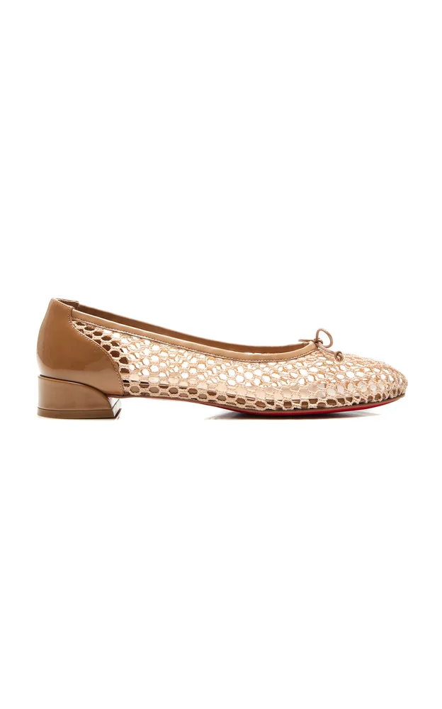 Sweetie Jane Mesh-Cotton Ballet Flats