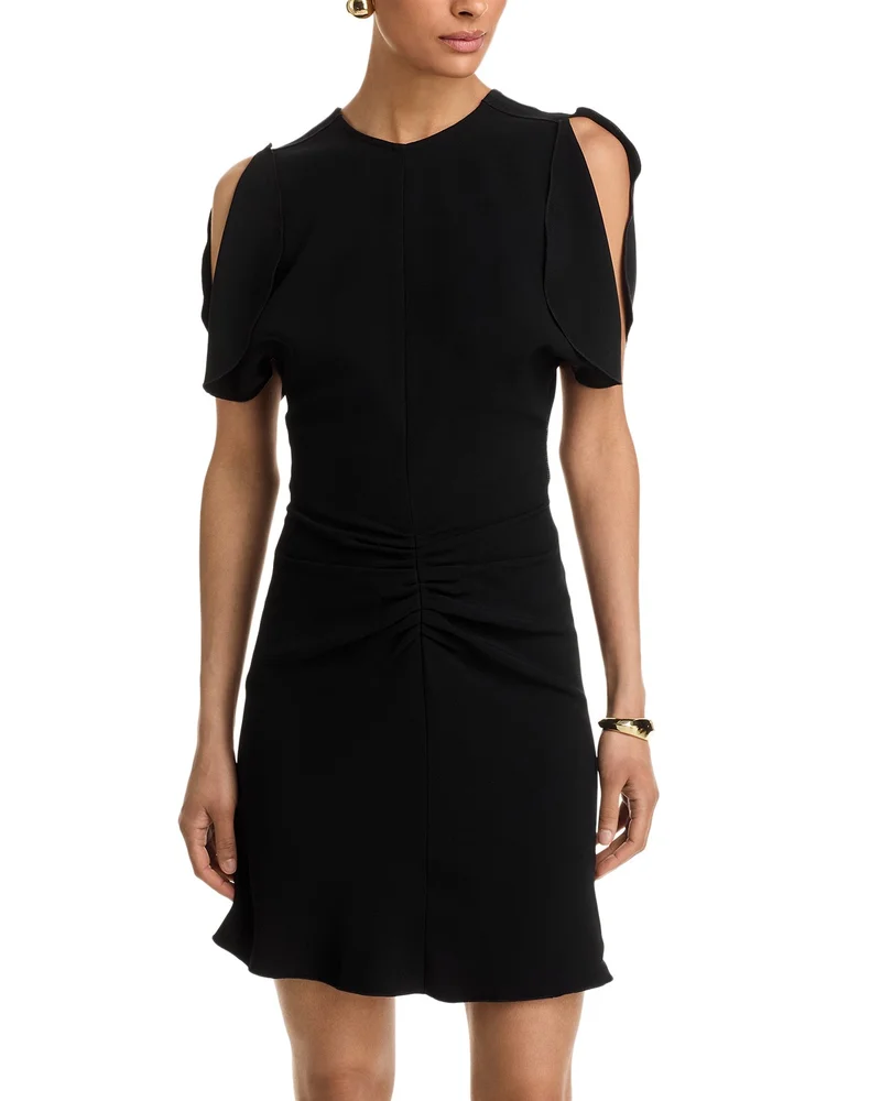 Gathered Waist Mini Dress