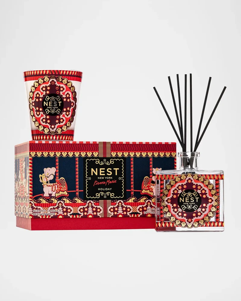 X Pierre Marie Holiday 2-Piece Home Fragrance Gift Set