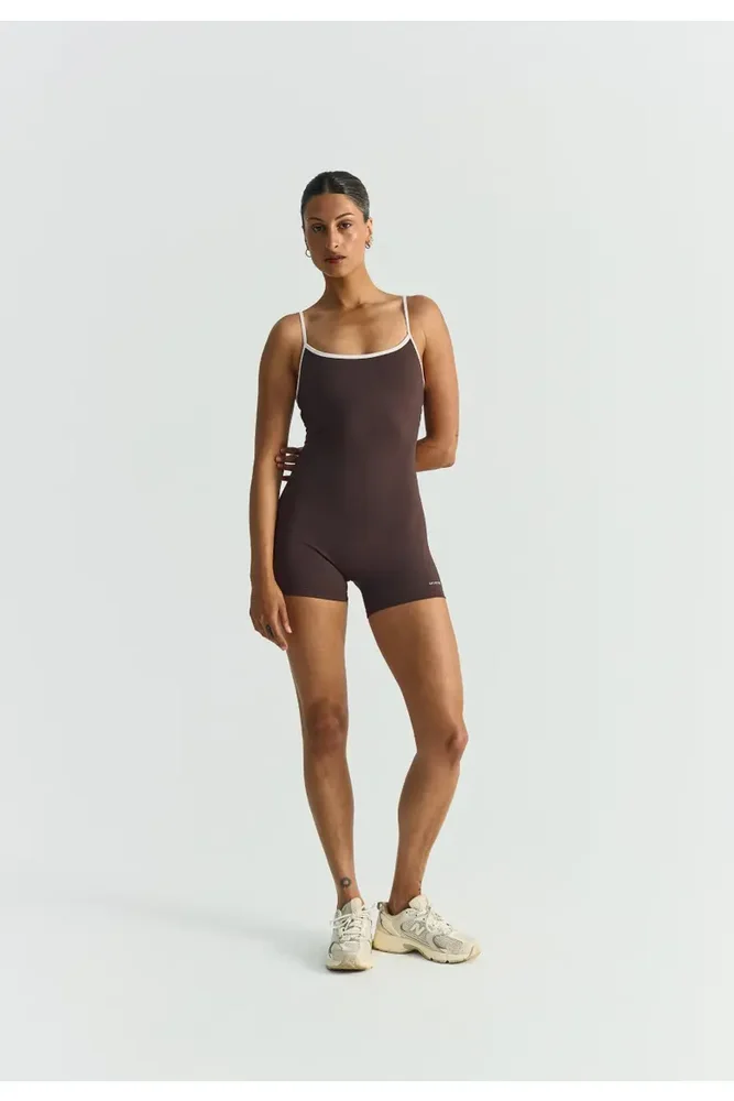 Softsculpt Romper (Espresso)