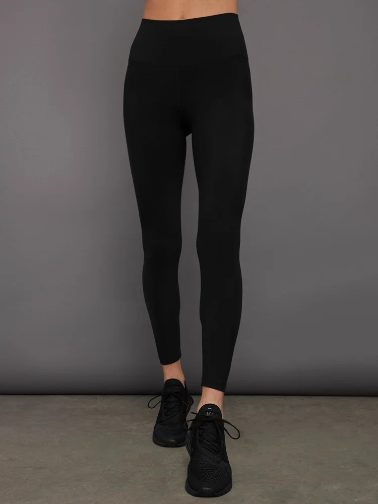 High Rise Legging in Melt, Black