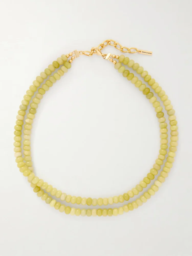 Veronica gold-tone quartz necklace