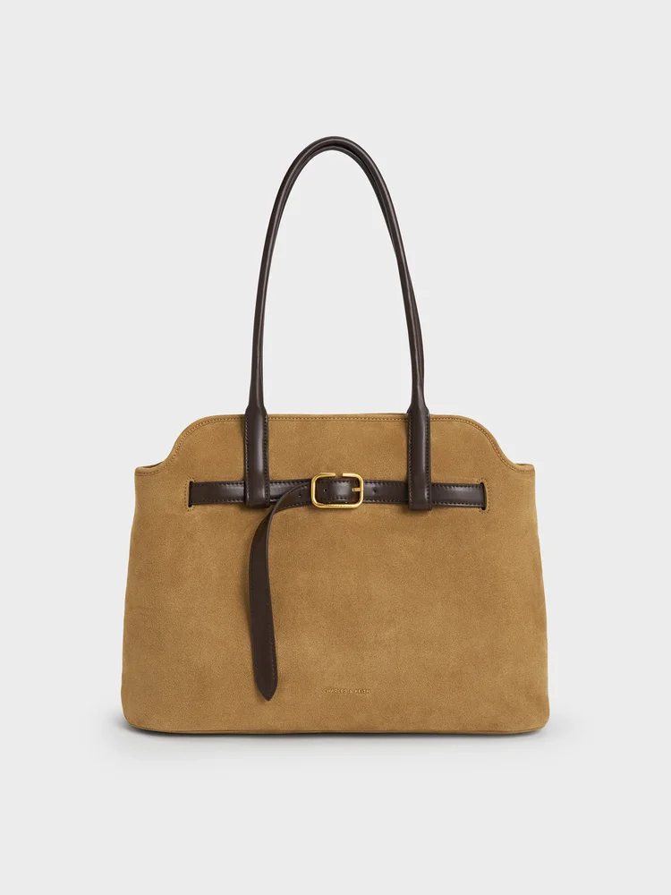 Victoria Belted Tote Bag