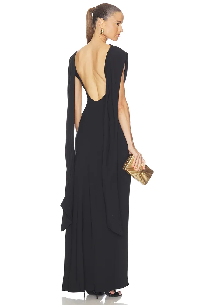 Drape Maxi Dress