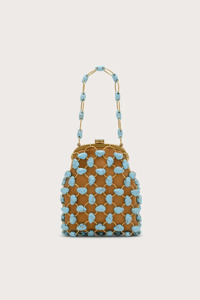 Brielle Wristlet in Ibiza Turquoise Multi