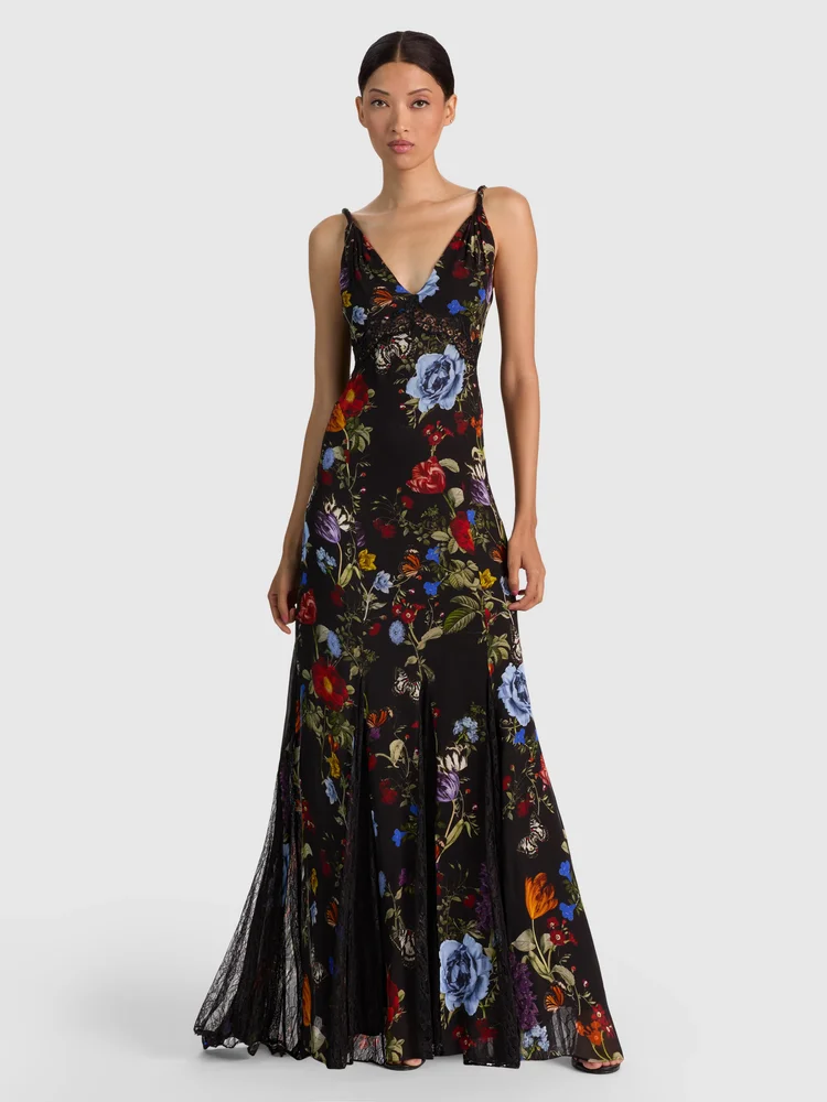 NISA TWIST STRAP MAXI DRESS