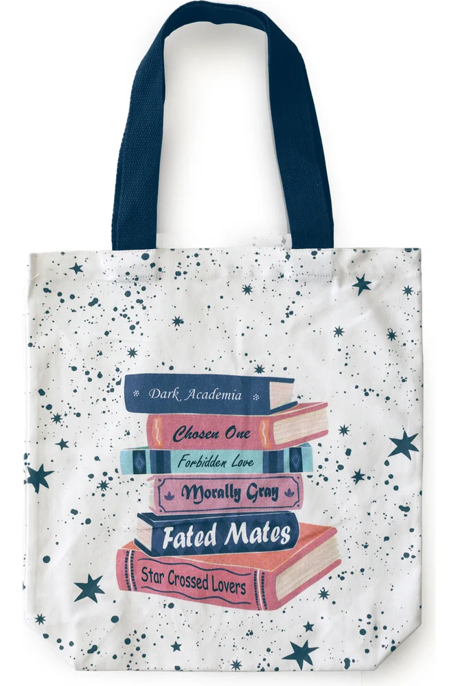 Romantasy Books Themed Tote