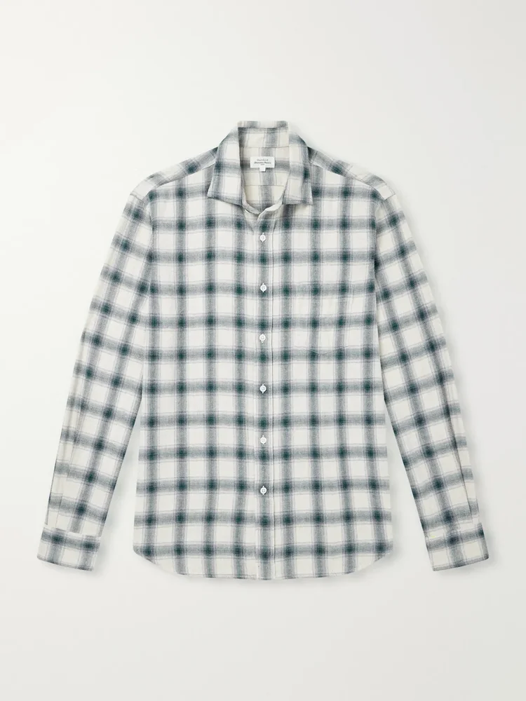 Paul Checked Cotton-Flannel Shirt