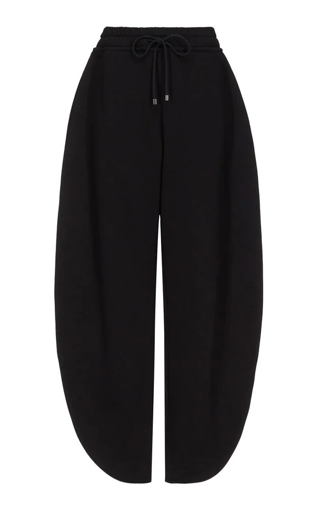 Cotton Barrel-Leg Jogger Sweatpants