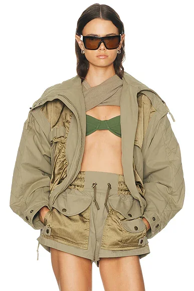Batwing Two Pockets Twill Bomber