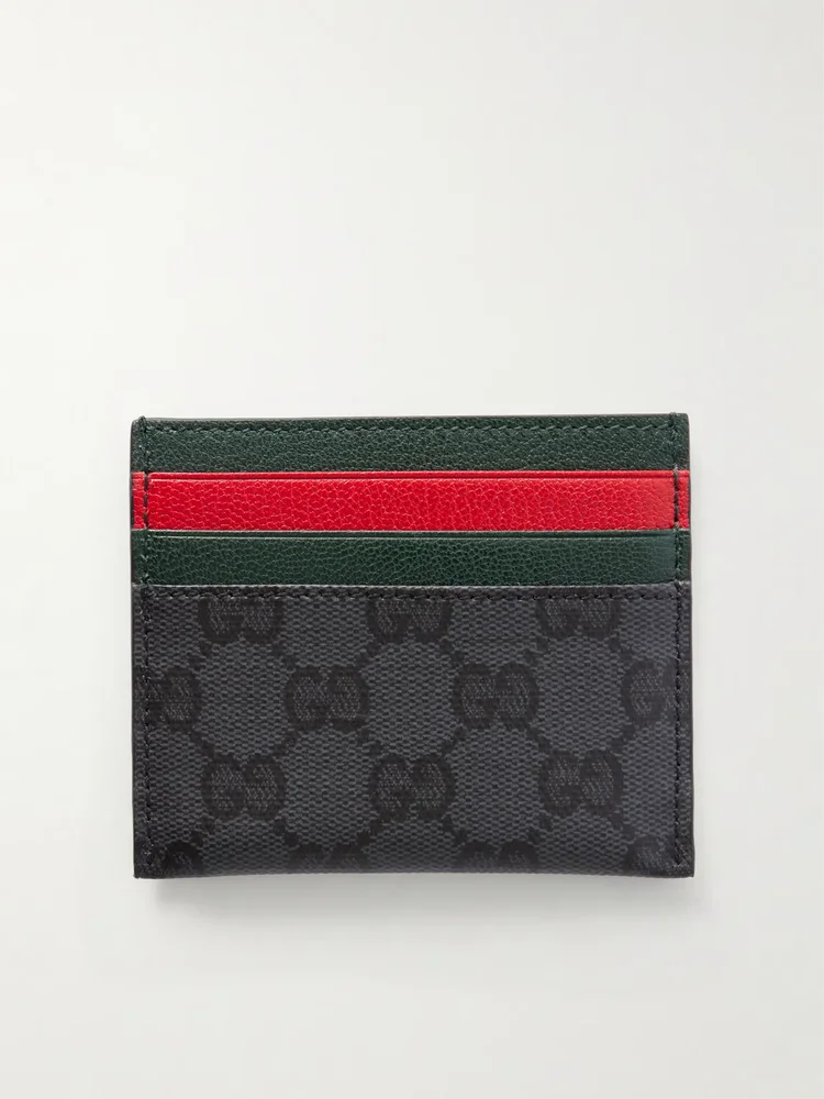 GG-Printed Coated Canvas Cardholder
