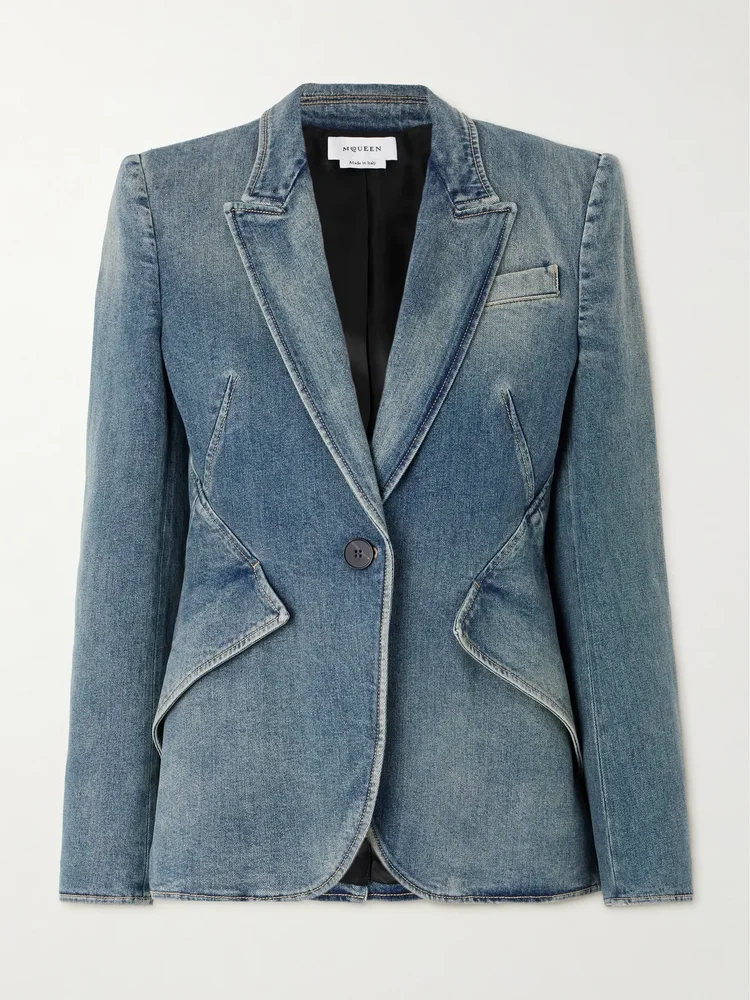 Denim blazer
