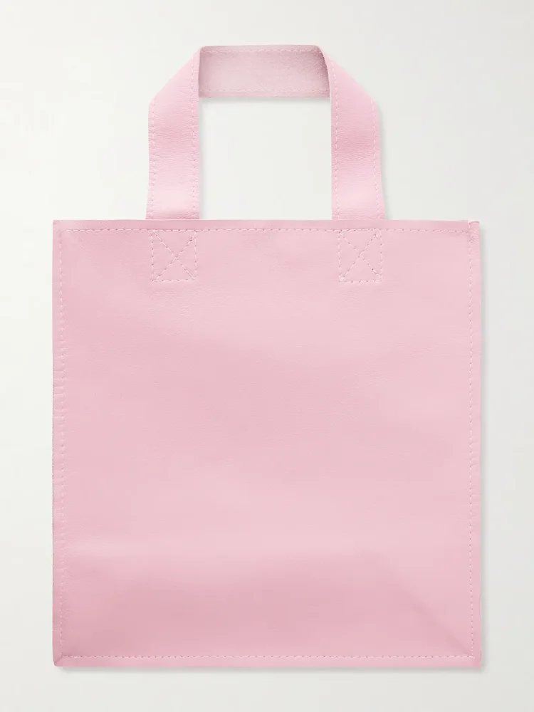 Birthday leather tote